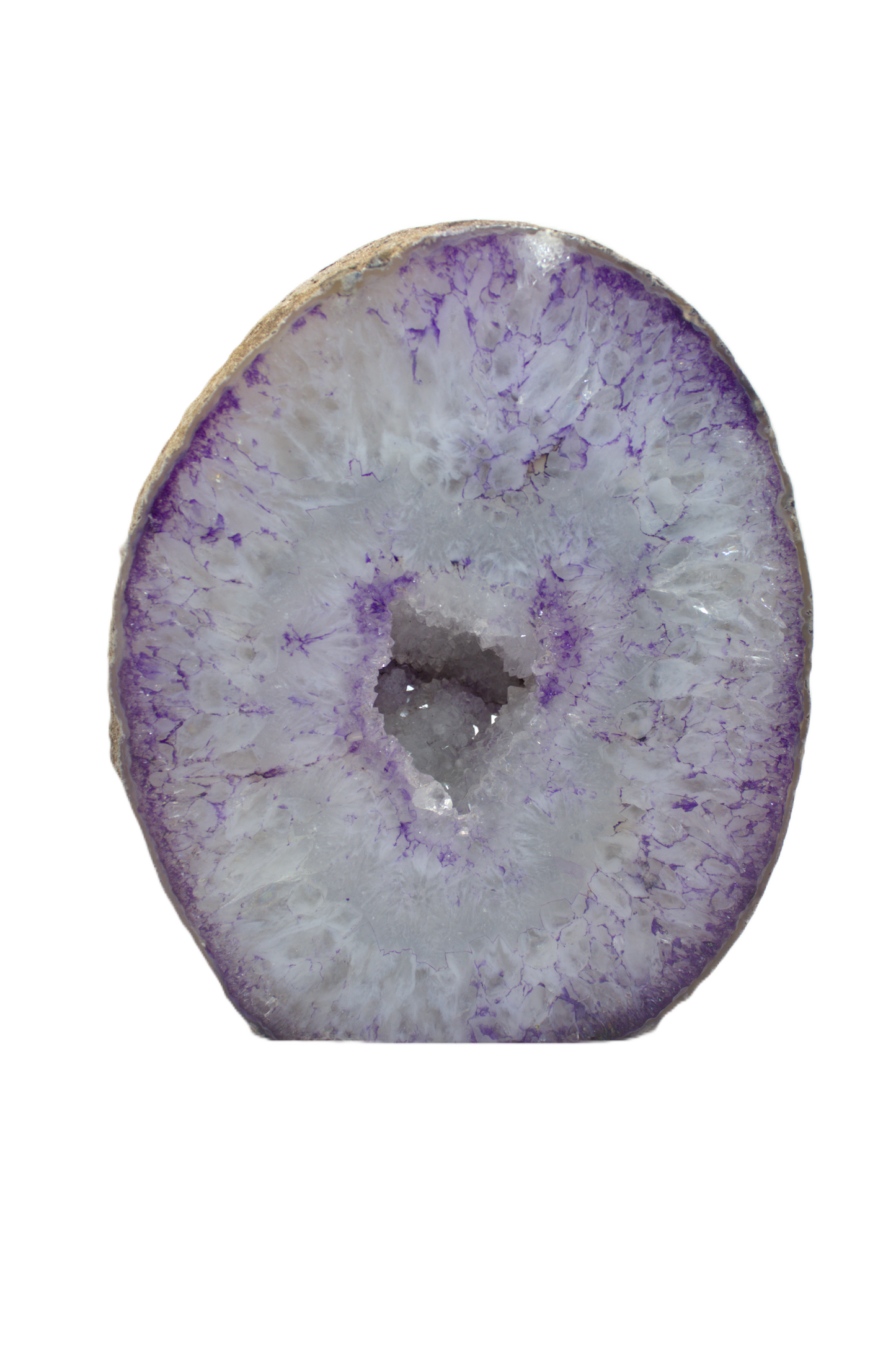 Cuarzo Drusa de Agata Morada