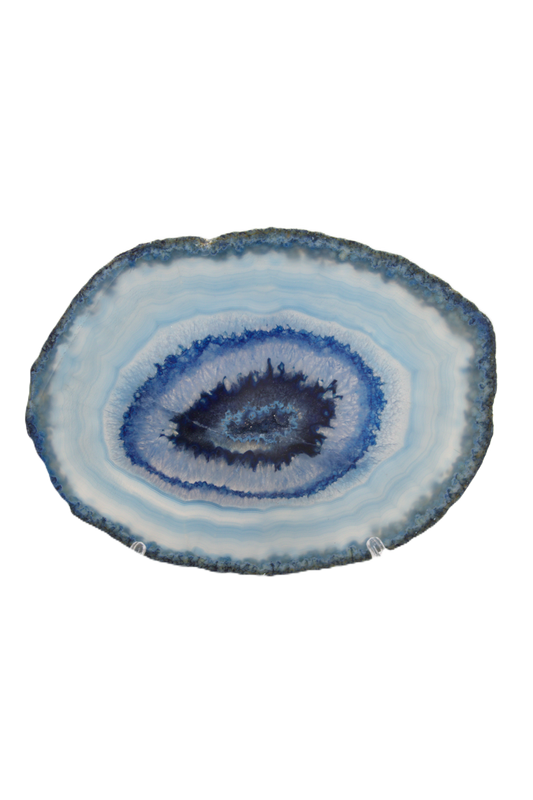 Cuarzo Lámina Agata Azul