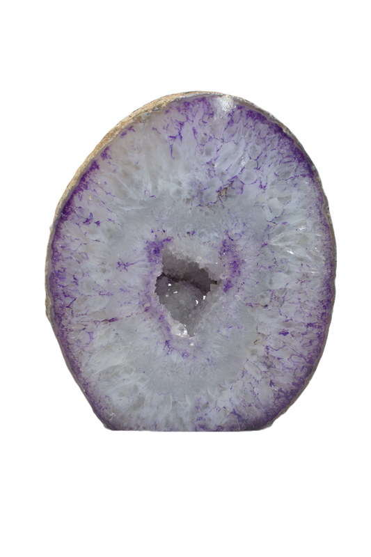 Cuarzo Drusa de Agata Morada