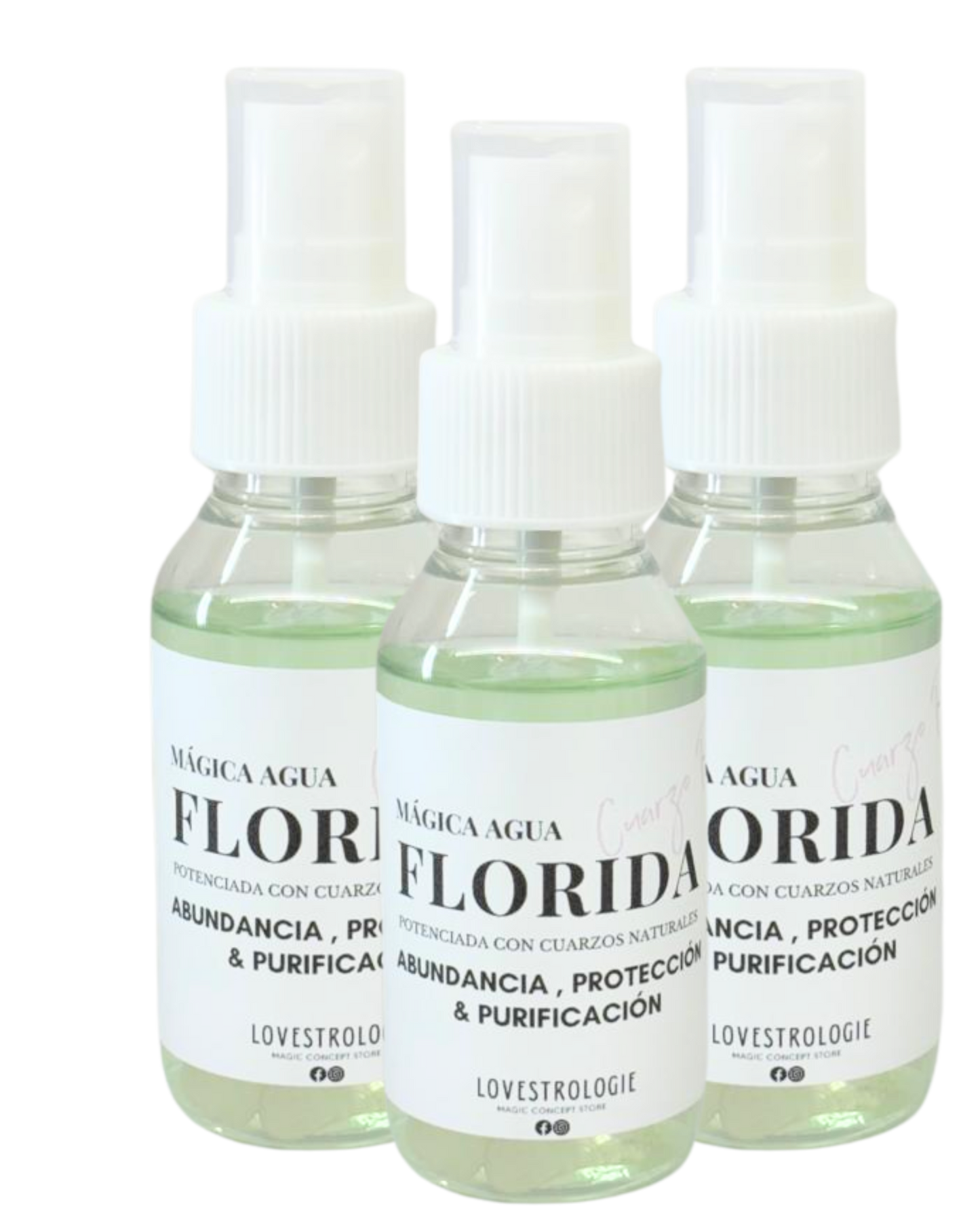 KIT 3 MÁGICA AGUAS FLORIDAS CON CUARZO