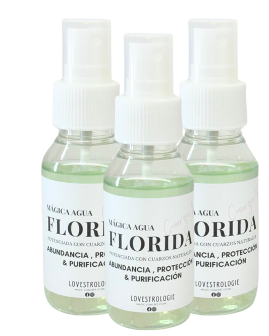 KIT 3 MÁGICA AGUAS FLORIDAS CON CUARZO